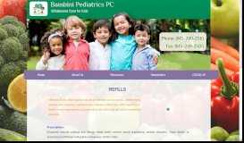 
							         Refills - Bambini Pediatrics Pc								  
							    