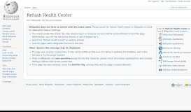 
							         Refuah Health Center - Wikipedia								  
							    