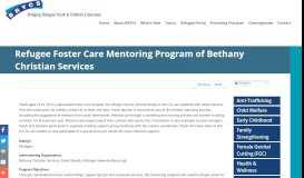 
							         Refugee Foster Care Mentoring Program of Bethany Christian ...								  
							    