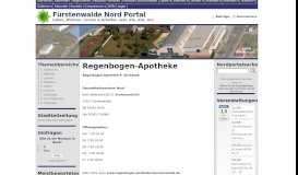 
							         Regenbogen-Apotheke « Fürstenwalde Nord Portal								  
							    