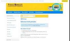 
							         Regensburg baut sein Internet-Portal auf SixCMS - Public-Manager.com								  
							    