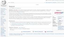 
							         RegioJet – Wikipédia, a enciclopédia livre								  
							    