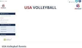 
							         Region HP Tryouts - USA Volleyball								  
							    