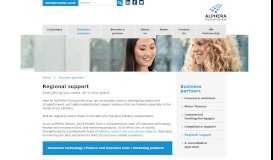
							         Regional support | Alphera Financial Services								  
							    