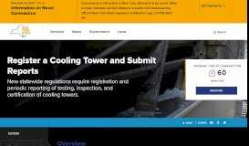 
							         Register a Cooling Tower and Submit Reports | The State of New York								  
							    