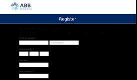 
							         Register | ABB OPTICAL GROUP								  
							    