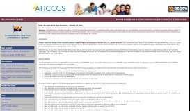 
							         Register - AHCCCS Online								  
							    