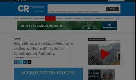 
							         Register as a site supervisor or a skilled worker with National ...								  
							    