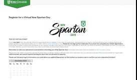 
							         Register for a New Spartan Day - York College of Pennsylvania								  
							    