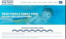 
							         Register For Family Swim | Bear Paddle Swim SchoolBear Paddle ...								  
							    
