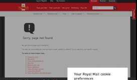 
							         Register for Online Business Account (OBA) | Royal Mail Group Ltd								  
							    