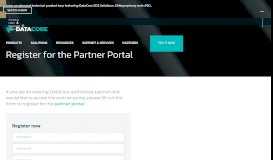 
							         Register for the Partner Portal - DataCore Software								  
							    
