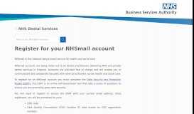 
							         Register for your NHSmail account | NHSBSA								  
							    