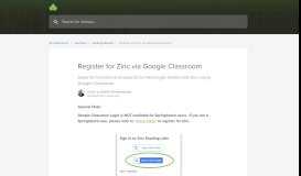 
							         Register for Zinc via Google Classroom | Zinc Reading Labs ...								  
							    