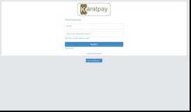 
							         Register - Karatpay								  
							    