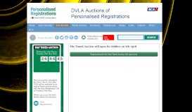 
							         Register / Log In - DVLA Auctions								  
							    