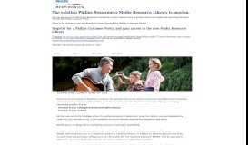 
							         Register - Media Resource Library, Philips Respironics								  
							    