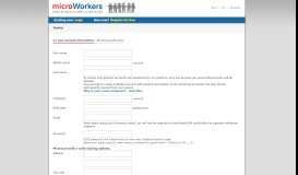 
							         Register | Microworkers - work & earn or offer a micro job								  
							    