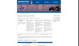 
							         Register Now - Your Portal								  
							    