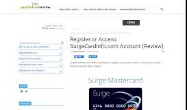 
							         Register or Access SurgeCardInfo.com Account (Review ...								  
							    