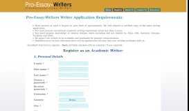 
							         Register to become a Freelance Writer with Us - pro-essay ...								  
							    