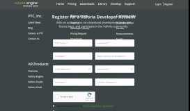 
							         Register - Vuforia Developer Portal								  
							    