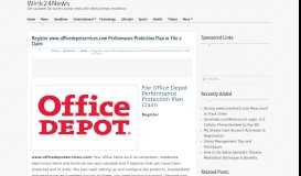 
							         Register www.officedepotservices.com Performance Protection Plan ...								  
							    