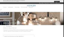 
							         Register Your Kichler Lighting Product | Kichler Lighting								  
							    