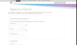 
							         Register your personal account for a Telstra ID - Register - My Account ...								  
							    
