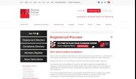 
							         Registered Planner - Planning Institute of Australia								  
							    