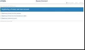 
							         Registering a Printer and User Account - Epson Connect								  
							    