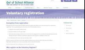 
							         Registering your club on the Ofsted Voluntary Register | Out of School ...								  
							    