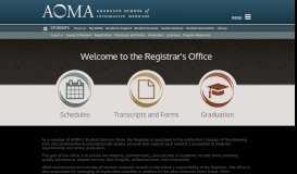 
							         Registrar | Accredited Acupuncture School - AOMA Graduate School ...								  
							    