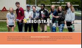 
							         REGISTRAR | Holland Christian Schools								  
							    