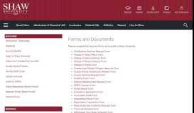 
							         Registrar's Office Forms and Documents | Shaw University								  
							    