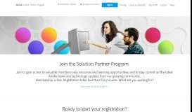 
							         Registration - Adobe Solution Partner Portal								  
							    