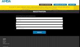 
							         Registration - AMDA								  
							    