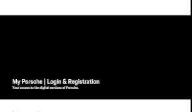 
							         registration and logging in with your Porsche ID | Porsche ... - My Porsche								  
							    