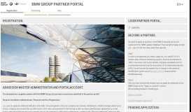 
							         Registration - BMW Group Partner Portal - B2B Portal								  
							    