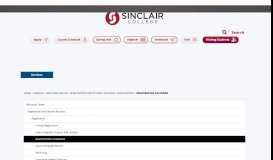 
							         Registration Calendar - Sinclair Community College								  
							    