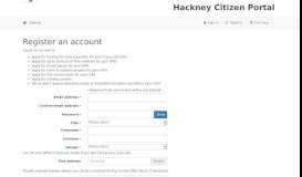 
							         Registration - Citizens Portal								  
							    