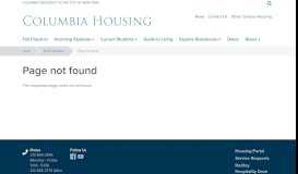 
							         Registration - Columbia Housing - Columbia University								  
							    
