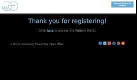 
							         Registration Complete | RMACT Patient Portal								  
							    