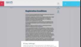 
							         Registration Conditions | Bosch Rexroth India								  
							    