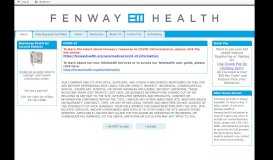 
							         Registration Consent Form - MyFenway - Fenway Health								  
							    