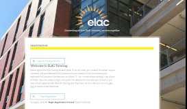 
							         Registration – ELAC Tutoring – Student Portal								  
							    