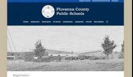
							         Registration | Fluvanna County Public Schools								  
							    