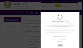 
							         Registration for New & Returning Students / Online ... - Everman ISD								  
							    