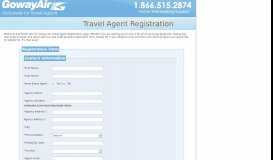 
							         Registration form for the Gowayair Site and Booking Engine - Gowayair								  
							    