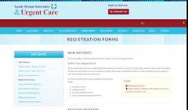 
							         Registration Forms - South Strand Internists & Urgent Care								  
							    